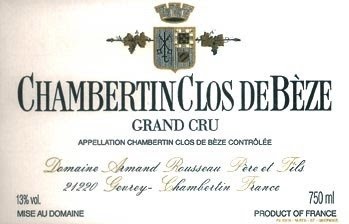 Armand Rousseau - Chambertin-Clos de Bčze 2009 Armand Rousseau - Chambertin-Clos de Bčze 2009