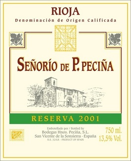 Bodegas Hermanos Pecina - Rioja Reserva Senorio de Pecina 2011 Bodegas Hermanos Pecina - Rioja Reserva Senorio de Pecina 2011