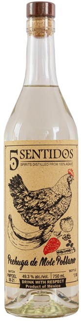 5 Sentidos - Pechuga de Mole Poblano Mezcal - Mid Valley Wine & Liquor