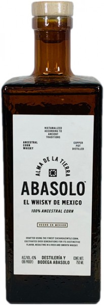 Abasolo 100% Mexican Ancestral Corn Whiskey 