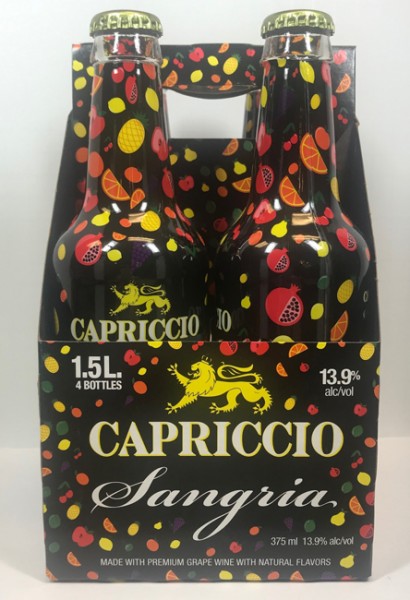 Capriccio Red Sangria 4 pack Mid Valley Wine Liquor