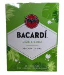 Bacardi - Lime & Soda Canned Cocktail 4-Packs