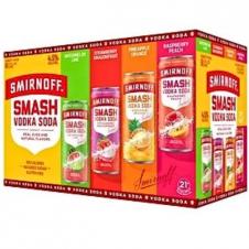 Smirnoff Smash - Vodka Soda Variety Pack (8 pack cans)