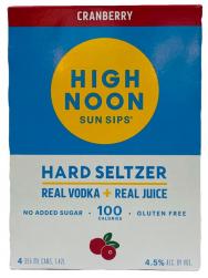 High Noon - Cranberry Sun Sips Vodka & Soda (4 pack 355ml cans)