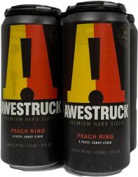 Awestruck - Peach Ring Hard Cider (4 pack 16oz cans)
