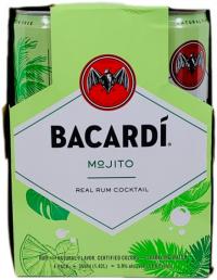 Bacardi - Mojito Rum Canned Cocktails 4-Pack (4 pack 355ml cans)