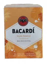Bacardi - Rum Punch Canned Cocktails 4-Pack (4 pack 355ml cans)