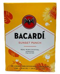 Bacardi - Sunset Punch Cocktail 4-pack cans (4 pack 355ml cans)