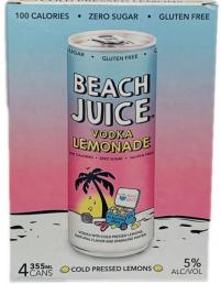 Beach Juice - Vodka Lemonade (4 pack 355ml cans)