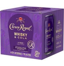 Crown Royal - Whisky & Cola (4 pack 355ml cans)