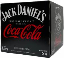 Jack Daniel's -  & Coca Cola (4 pack 355ml cans)