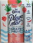 Jose Cuervo - Playa Mar Grapefruit Hard Seltzer 4-Pack Cans 0