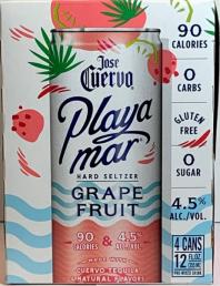 Jose Cuervo - Playa Mar Grapefruit Hard Seltzer 4-Pack Cans (4 pack 355ml cans)