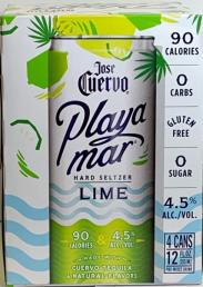 Jose Cuervo - Playa Mar Lime Hard Seltzer 4-Pack Cans (4 pack 355ml cans)