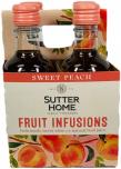 Sutter Home - Sweet Peach Fruit Infusions 4-Pack 0
