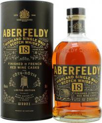 Aberfeldy - 18 Year Single Malt Scotch